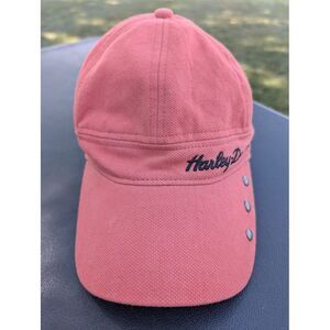 Womens harley davidson studded light‎ orange color hat Adjustable